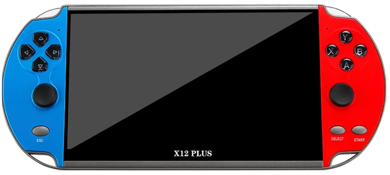 Игровая портативная консоль X12 PLUS; Игровая приставка; 7 дюймов; 16 GB - фото 1 - id-p198601059