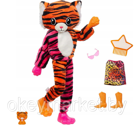 Кукла Barbie Cutie Reveal Тигр HKP99, фото 2