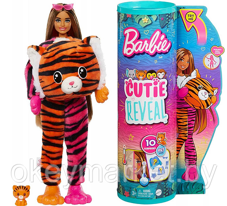 Кукла Barbie Cutie Reveal Тигр HKP99, фото 2