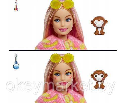 Кукла Barbie Cutie Reveal Обезьянка HKR01, фото 2