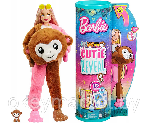 Кукла Barbie Cutie Reveal Обезьянка HKR01, фото 2