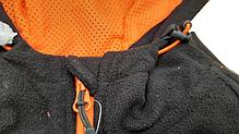 4f мужская толстовка XL /4F, черный+оранжевый, р-р XL/, фото 2
