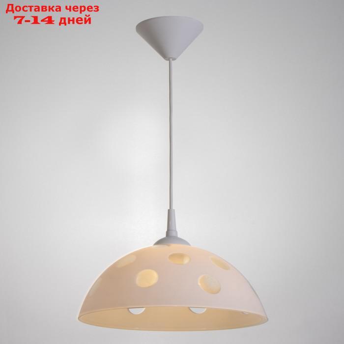 Светильник Колпак "Верджи" 1 лампа E27 40Вт белый д.300 - фото 2 - id-p198556743
