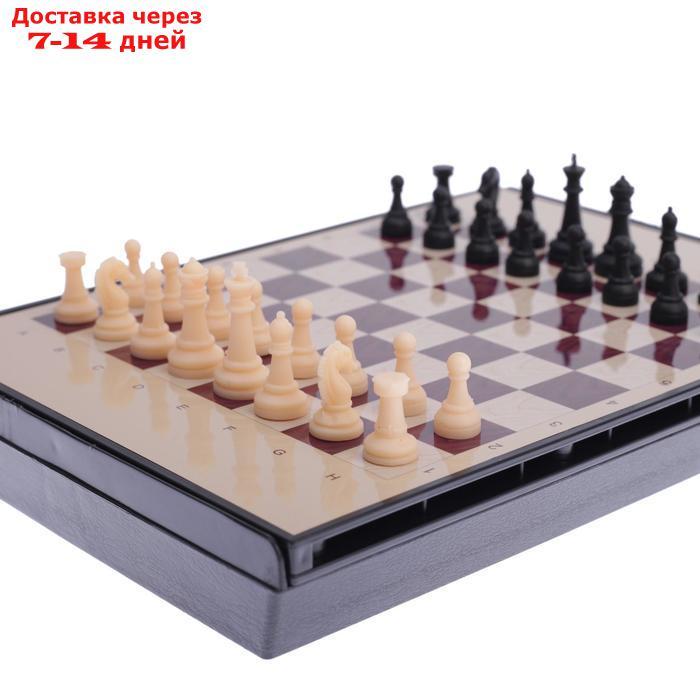Игра настольная "Шахматы" с ящиком, магнитные в коробке 24х18 см - фото 10 - id-p198555776