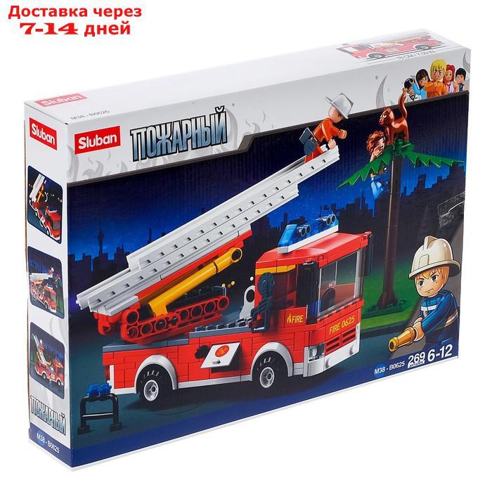 Конструктор "Пожарная машина с лестницей", 269 деталей - фото 1 - id-p198556056