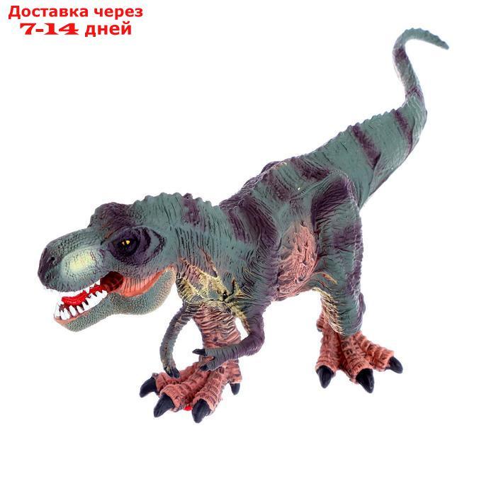 Фигурка динозавра "Тираннозавр", длина 32 см, мягкая - фото 1 - id-p198559889