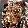 Подвесной декор "Голова льва" бронза МИКС, 23х35х52см, фото 5