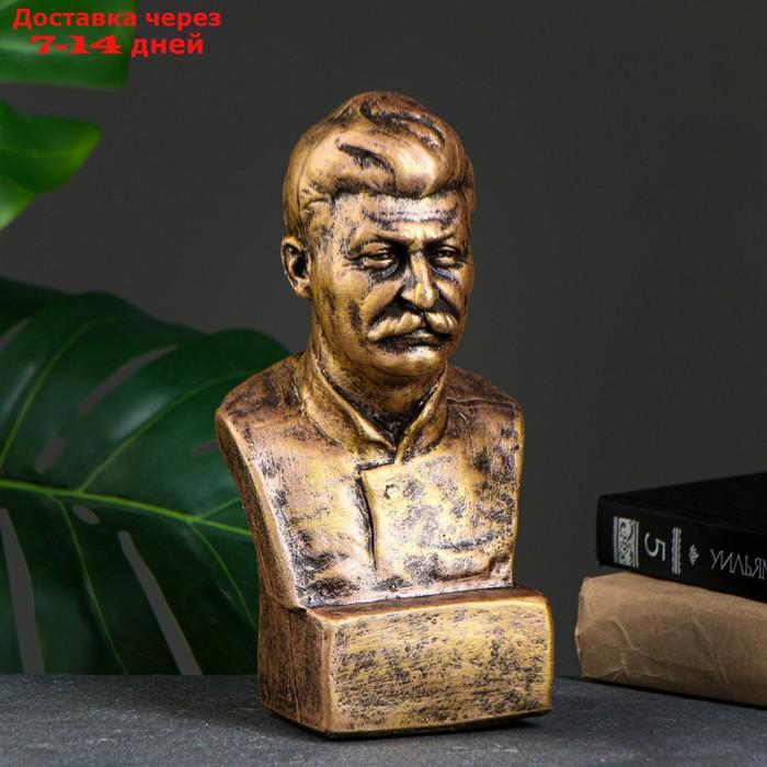 Бюст Сталина, бронза 12х24см