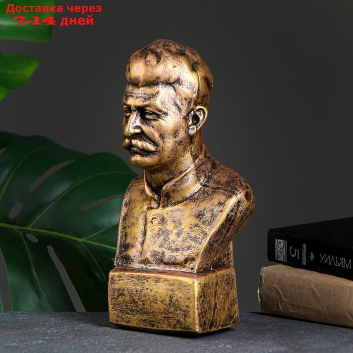 Бюст Сталина, бронза 12х24см - фото 4 - id-p198559918
