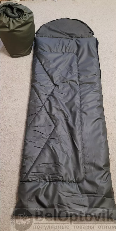Спальный мешок с подголовником «Big Boy» одеяло Комфорт+ (250*90, до -15С) РБ, цвет Микс - фото 3 - id-p198683625