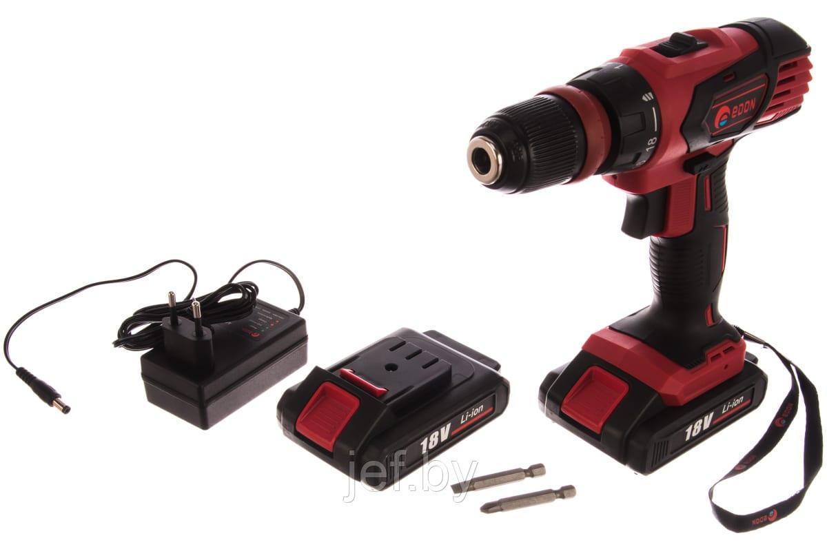 Аккумуляторная дрель-шуруповёрт AD-18CUN EDON 202020100004