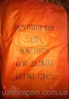Пигмент оксид железа красный гранулы RED TC 130, Deqing Tongchem КНР (25 кг/мешок)