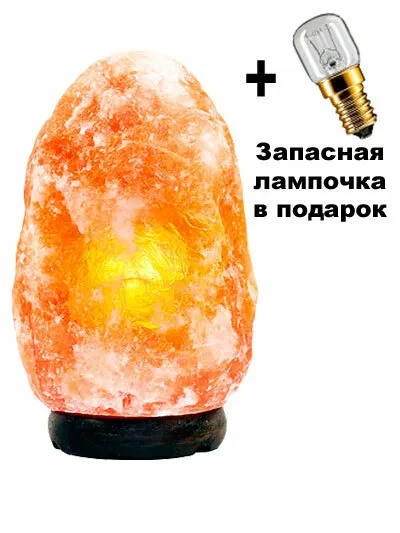 Солевая лампа Скала 4-5кг + запасная лампочка в подарок - фото 1 - id-p198687984