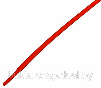 Термоусадка 1метр красная 1,0/0,5мм, REXANT, арт.20-1004
