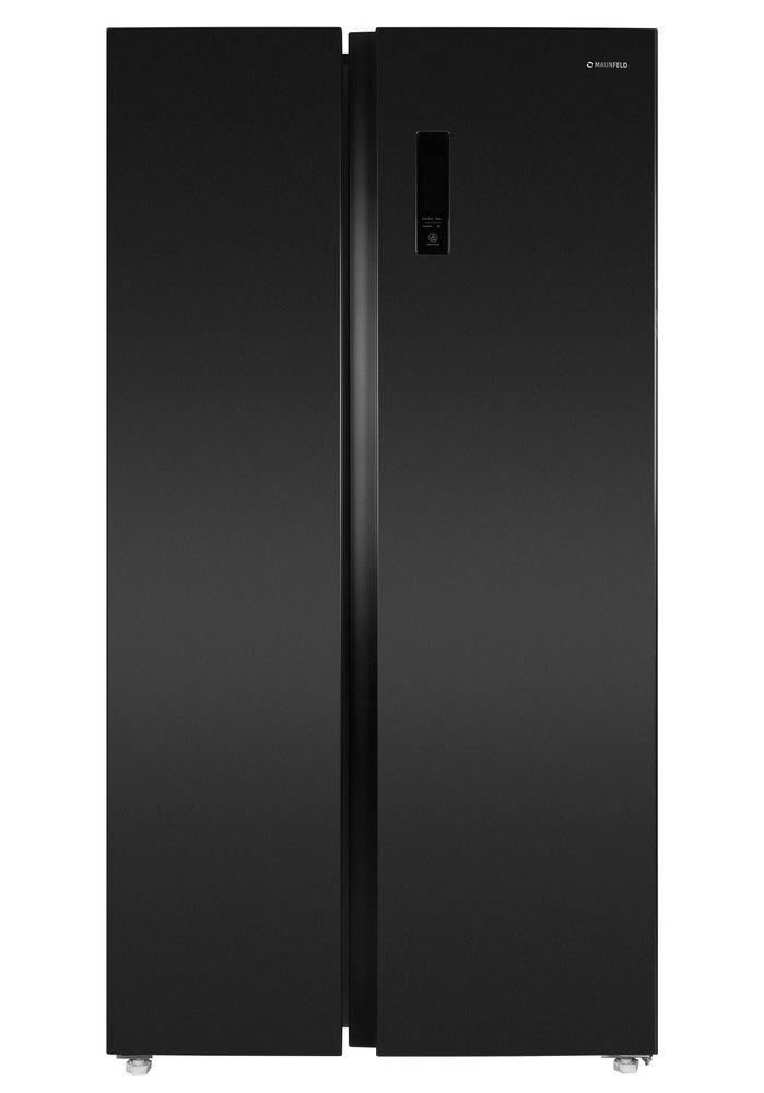 Холодильник с инвертором MAUNFELD MFF177NFSB черная нерж. сталь - фото 1 - id-p198694655