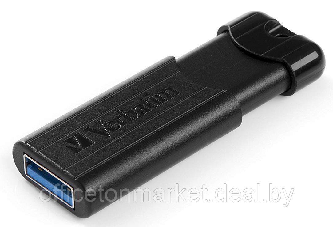 USB-накопитель "PinStripe Store 'n' Go", 128 гб, usb 3.2, черный - фото 4 - id-p198694787