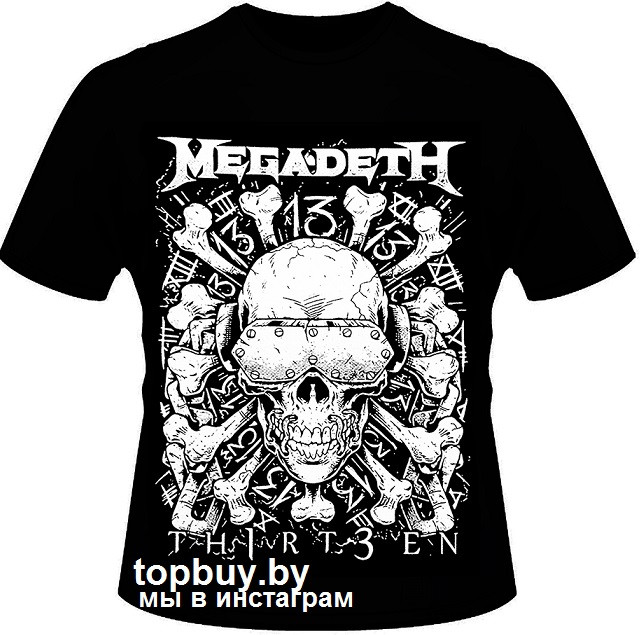 Футболка Megadeth.