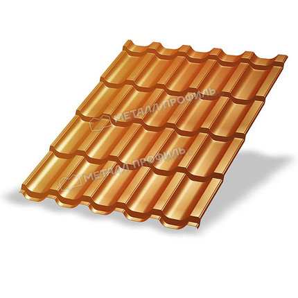 Металлочерепица МП Трамонтана-M (AGNETA-20-Copper\Copper-0.5), фото 2