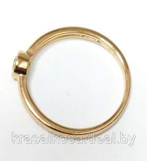Кольцо Xuping со стразом женское для рук золотистый бижутерия Ксюпинг красивое - фото 2 - id-p169884608