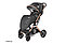 Детская прогулочная коляска Lorelli Storm 2в1 Luxe Black 2021, фото 2