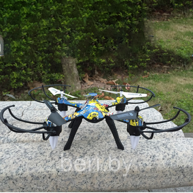 H235 Квадрокоптер с камерой WI-FI FPV и подсветкой Drone Royal Generation, вращение 360°, автозависание - фото 9 - id-p198750993
