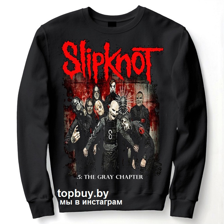 Свитшот с принтом "Slipknot".