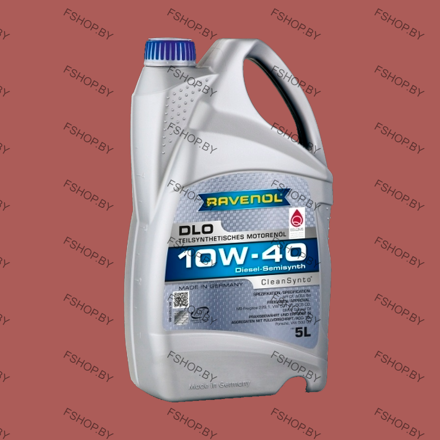 RAVENOL DLO 10W40 CF - 5 литров ПАО Полусинтетическое моторное масло Дизельное - фото 1 - id-p198753062