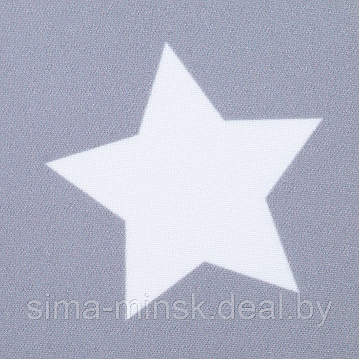 Комплект штор "Этель" Grey stars 145*260 см-2 шт, 100% п/э, 140 г/м2 - фото 6 - id-p198759296