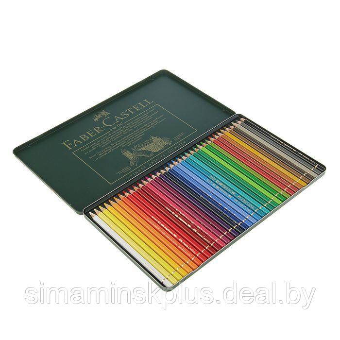 Карандаши художественные цветные Faber-Castell Polychromos® 36 цветов, в металлической коробке - фото 2 - id-p198760786