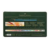 Карандаши художественные цветные Faber-Castell Polychromos® 36 цветов, в металлической коробке, фото 3