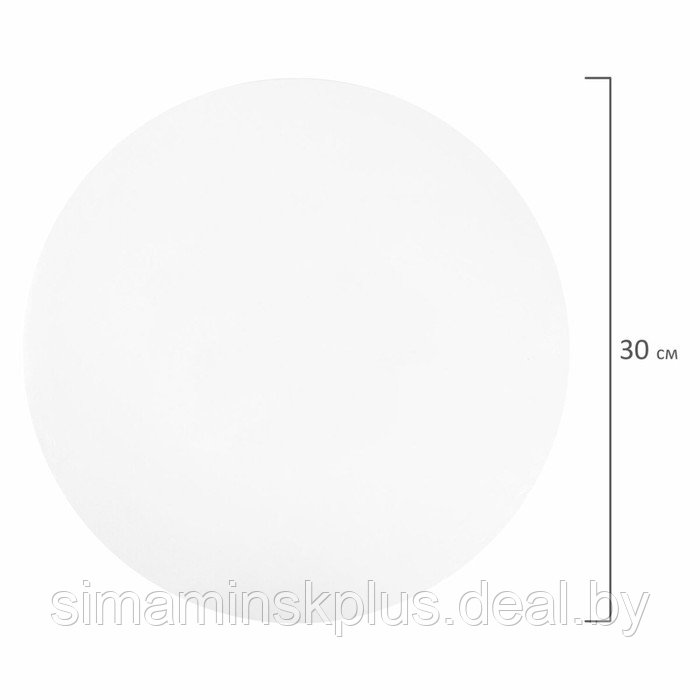 Холсты на подрамнике 4 шт., круглые 20, 30, 40, 50 см, грунтованные, 380 г/м2, 100% хлопок, BRAUBERG - фото 7 - id-p198760836