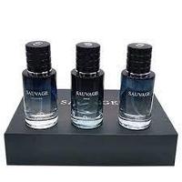 Мужской подарочный парфюмерный набор Christian Dior - Sauvage 3*30ml (Lux Europe)