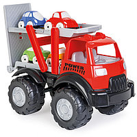 Грузовик-автовоз Pilsan Power Truck+4 машинки 50х26х37 см 06516