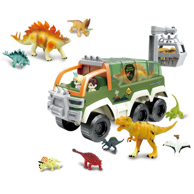 Игровой набор Pituso Машина с динозаврами Dinosaur Explorer HW21102548 - фото 1 - id-p198761255