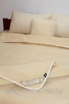 Подушка из шерсти австралийского мериноса с открытым ворсом.Размер 70х80, фото 3