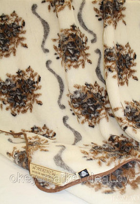 Одеяло из шерсти австралийского мериноса с открытым ворсом.Размер 160х200., фото 2