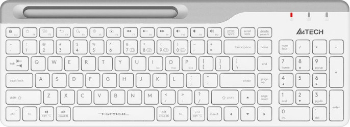 Клавиатура A4Tech Fstyler FBK25 (белый/серый) - фото 1 - id-p198763272