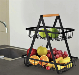 Корзина для хранения фруктов, овощей, посуды Home storage rack / фруктовница / хлебница / органайзер