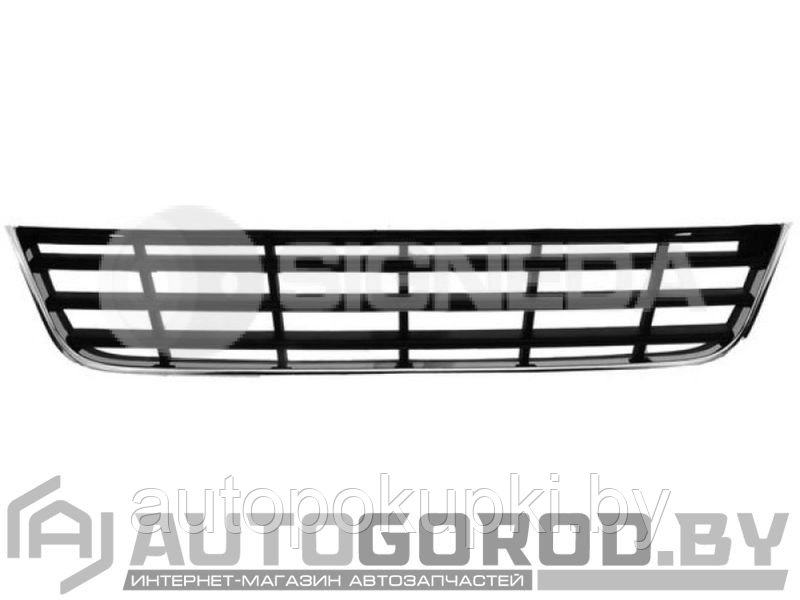 Решетка в бампер VW PASSAT (B6) 2005-2010, черная, PVW99081GA
