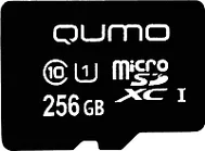 Карта памяти Qumo microSDXC (Class 10) 256GB (QM256GMICSDXC10U3)