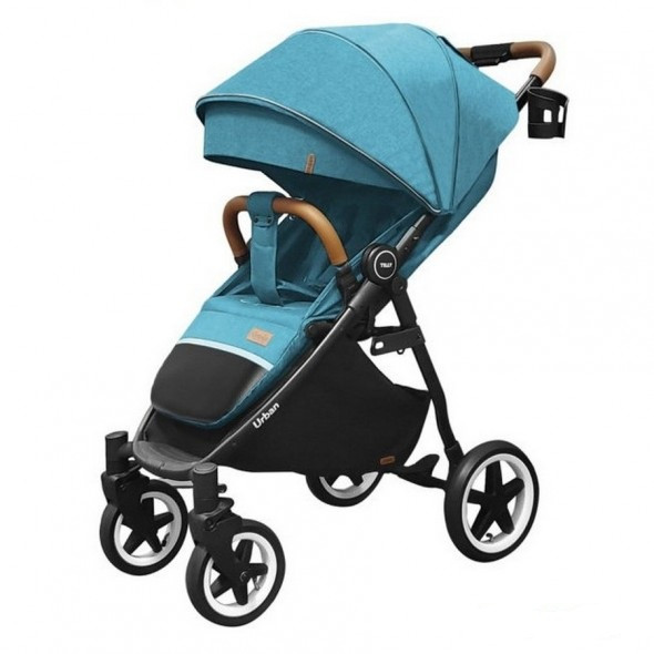 Коляска прогулочная Baby Tilly Urban AIR  T-167  (надувные колеса) бирюзовый