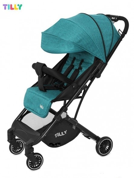 Детская коляска прогулочная Baby Tilly Bella T-163 бирюзовый - фото 1 - id-p198774975