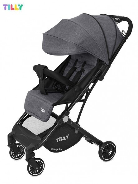 Детская коляска прогулочная Baby Tilly Bella T-163 графитовый - фото 1 - id-p198774974