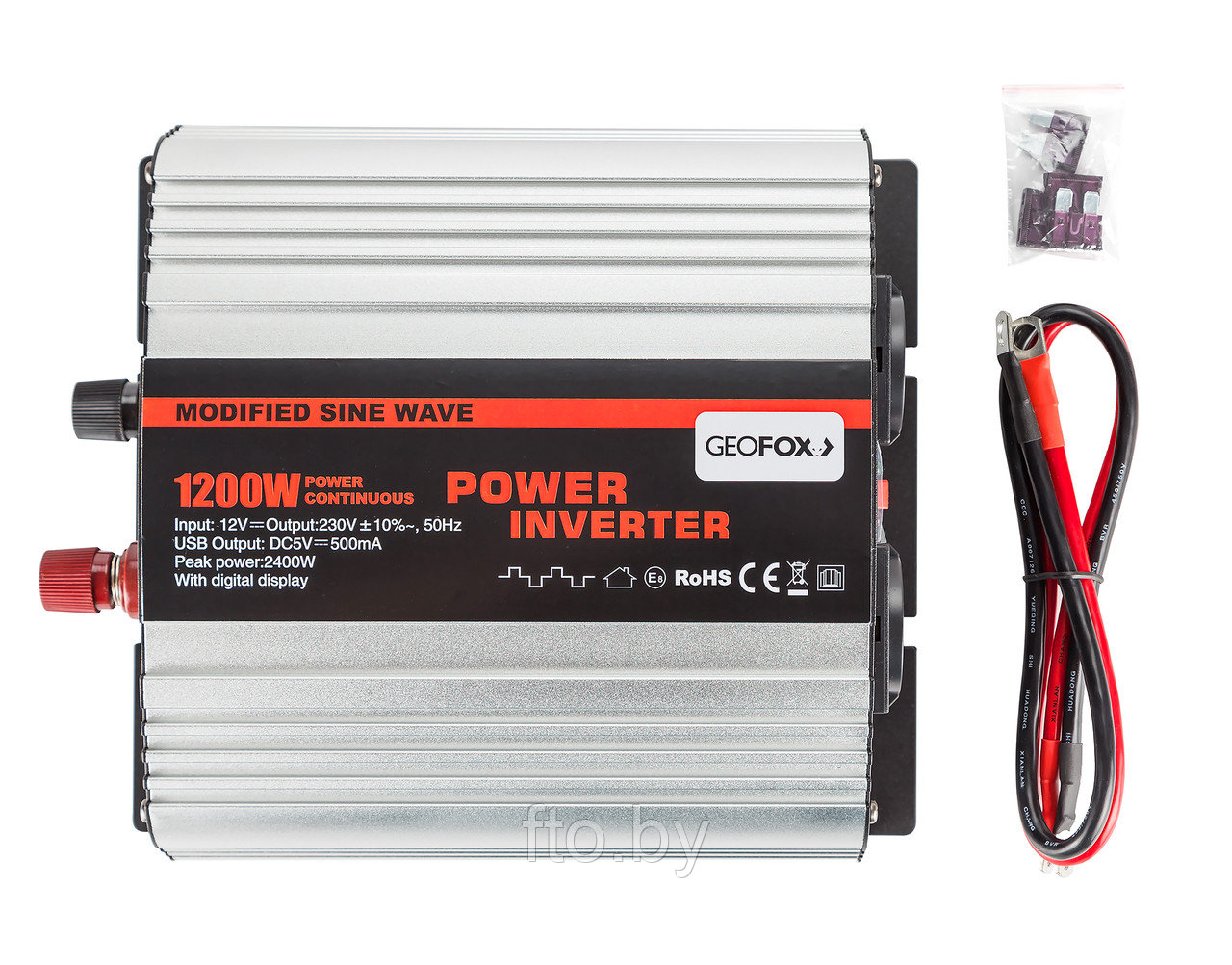 Автомобильный инвертор Geofox MD 1200W/12v