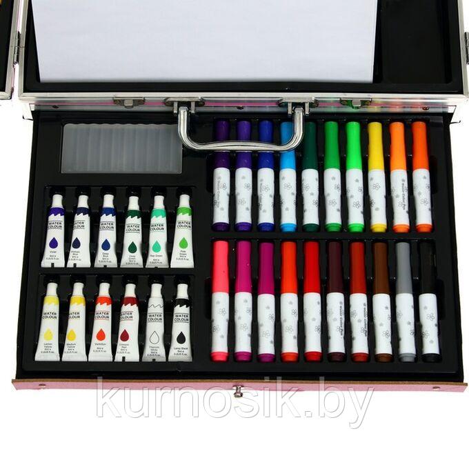Набор для рисования Calligrata в чемоданчике, розовый - фото 4 - id-p198778415