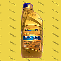 RAVENOL DXG SAE 5W30 - 1 литр ПАО Синтетическое моторное масло для Бензиновых Двигателей