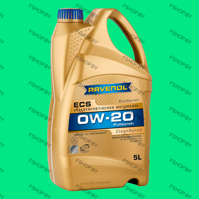 масло ravenol eco synth. ecs 0w-20 5 литров