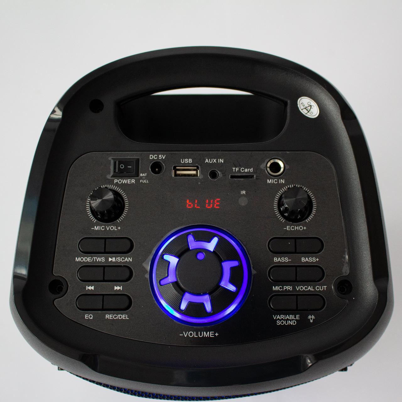 Портативная bluetooth колонка Eltronic FIRE BOX 220 Watts арт. 20-42 с LED-подсветкой и RGB светомузыкой, - фото 3 - id-p196995633