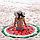 Круглое пляжное парео / селфи – коврик / пляжная подстилка / пляжное покрывало / пляжный коврик, фото 7