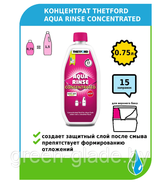 Концентрат Thetford Aqua Kem Rinse 0,75л